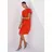 Madeleine Jerseykleid Midi Orange 36