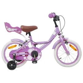 vidaXL Kinderfahrrad 14 Zoll RH 0 cm Lila