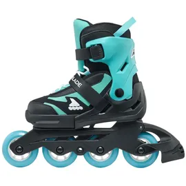 Rollerblade Microblade Schwarz/Light Blue 28