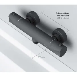 AM.PM Thermostat Mischbatterie mit Temperatureinstellung 38 °c