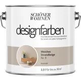 Schöner Wohnen Designfarben 2,5 l weiches strandbeige