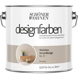 Schöner Wohnen Designfarben 2,5 l weiches strandbeige