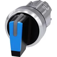 Siemens 3SU10522BM500AA0 3SU1052-2BM50-0AA0 Knebelschalter Knebel Blau 2 x 45