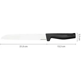 Fiskars Hard Edge Brotmesser 22 cm Schwarz