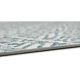 Schöner Wohnen SCHÖNER WOHNEN-Kollektion Outdoorteppich Parkland 70 x 140 cm Polypropylen Blau Türkis