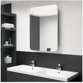 vidaXL LED-Spiegelschrank 60 cm weiß