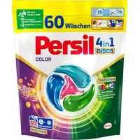 Persil Color 4in1 DISCS (60 Waschladungen), Colorwaschmittel mit Tiefenrein-Plus Technologie für leuchtende Farben, 92% biologisch abbaubare Inhaltsstoffe*