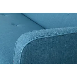 miliboo Skandinavisches Eck-Schlafsofa entenblau ULLA