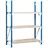 Proregal Weitspannregal MAXIMUS Grundregal HxBxT 250x150x80cm | 6 Ebenen | Spanplatten-Fachboden | Fachlast 475kg | Lichtblau/Lichtgrau