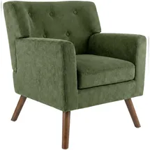 CLP Sessel Kioni Cord 72 x 80 x 74 cm Grün