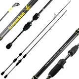 LMAB Angelrute La Moustique Spinning & Casting - Spinnrute für Forelle & Barsch Ultra-Light UL - Baitcaster Rute (228 cm, 7-28 g Wurfgewicht, Spinnrute)