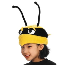 Elope Kostüm Fun-Hut Hummel, Süße Insekten-Haube schwarz