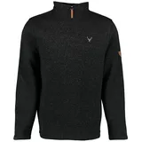 OS-TRACHTEN OS Trachten Strickfleece Troyer schwarz, Größe 4XL
