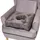 Homescapes SITZKISSEN mit Aussparung grau 50/50/10 cm – Entlastungskissen, Velours
