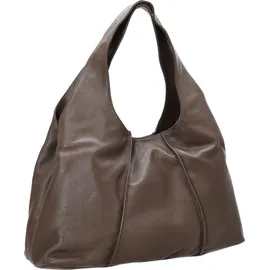 LES VISIONNAIRES Paz Essential Silky Schultertasche 46 cm Chocolate