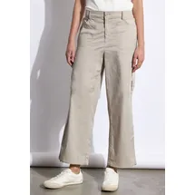 street one studio Paperbag-Hose High Waist Beige 44
