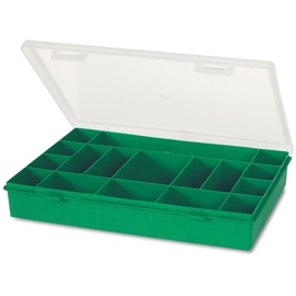 Tayg Kunststoff-Sortierkiste/Sortimentskasten/Sortierbox, 17 Fächer, 54 x 330 x 247 mm