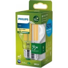 Philips LED-Lampe 00225572 5,2W E27 warmweiß