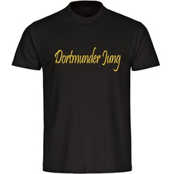 multifanshop T-Shirt Herren Dortmund - Dortmunder Jung - Männer schwarz S