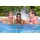 BESTWAY Steel Pro MAX Splashview Frame Pool Komplett-Set 488 x 244 x 122 cm inkl. Filterpumpe, Abdeckplane, Poolleiter