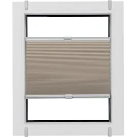 SUNLINES Plissee Start-up Style Honeycomb 35 x 135 cm sand/weiß