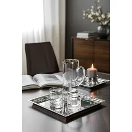 Fink NAGANO Serviertablett silber 24x24 cm