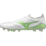 Mizuno Morelia Neo Iv Elite Fußballschuhe - White / Neon Green / Cool Gray 3C - EU 44