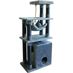 NOBBY Kratzbaum "TELDE small" hellgrau 60 x 40 x 173-193 cm