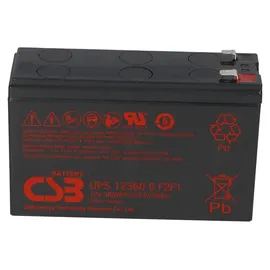 CSB AGM Bleiakku 12V 7Ah UPS123606 F2F1 extrem hochstrom Akku