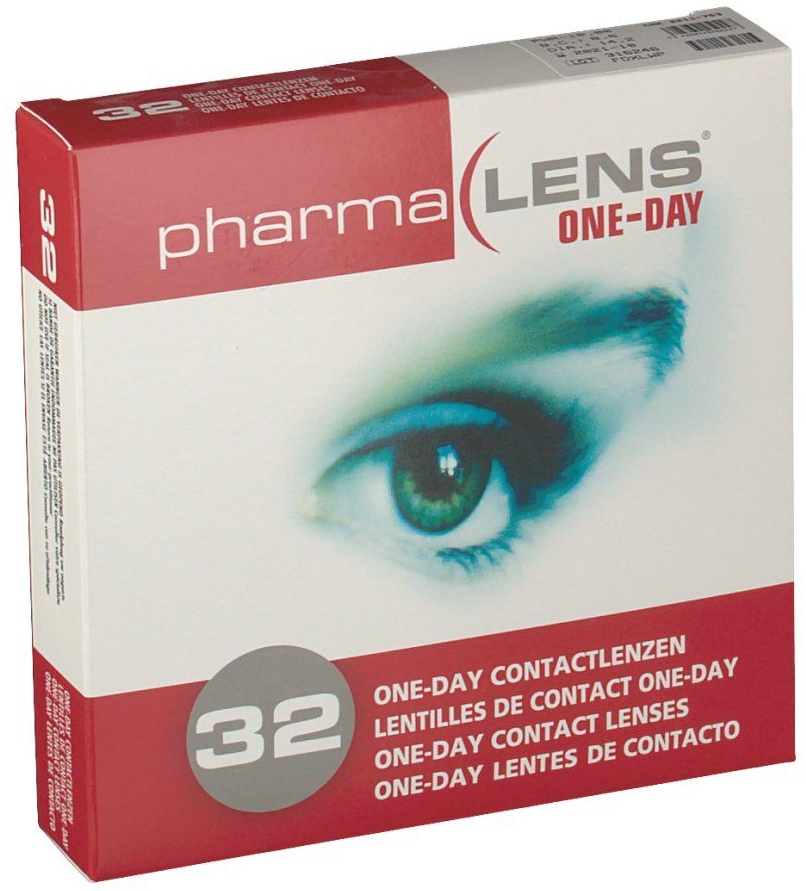 PharmaLens lentilles (jour/24 heurs) (Dioptrie: -10.00) 32 pc(s) Lentilles de contact