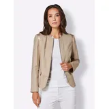 CREATION L Leinen-Viskose-Blazer in beige | Gr.: 40