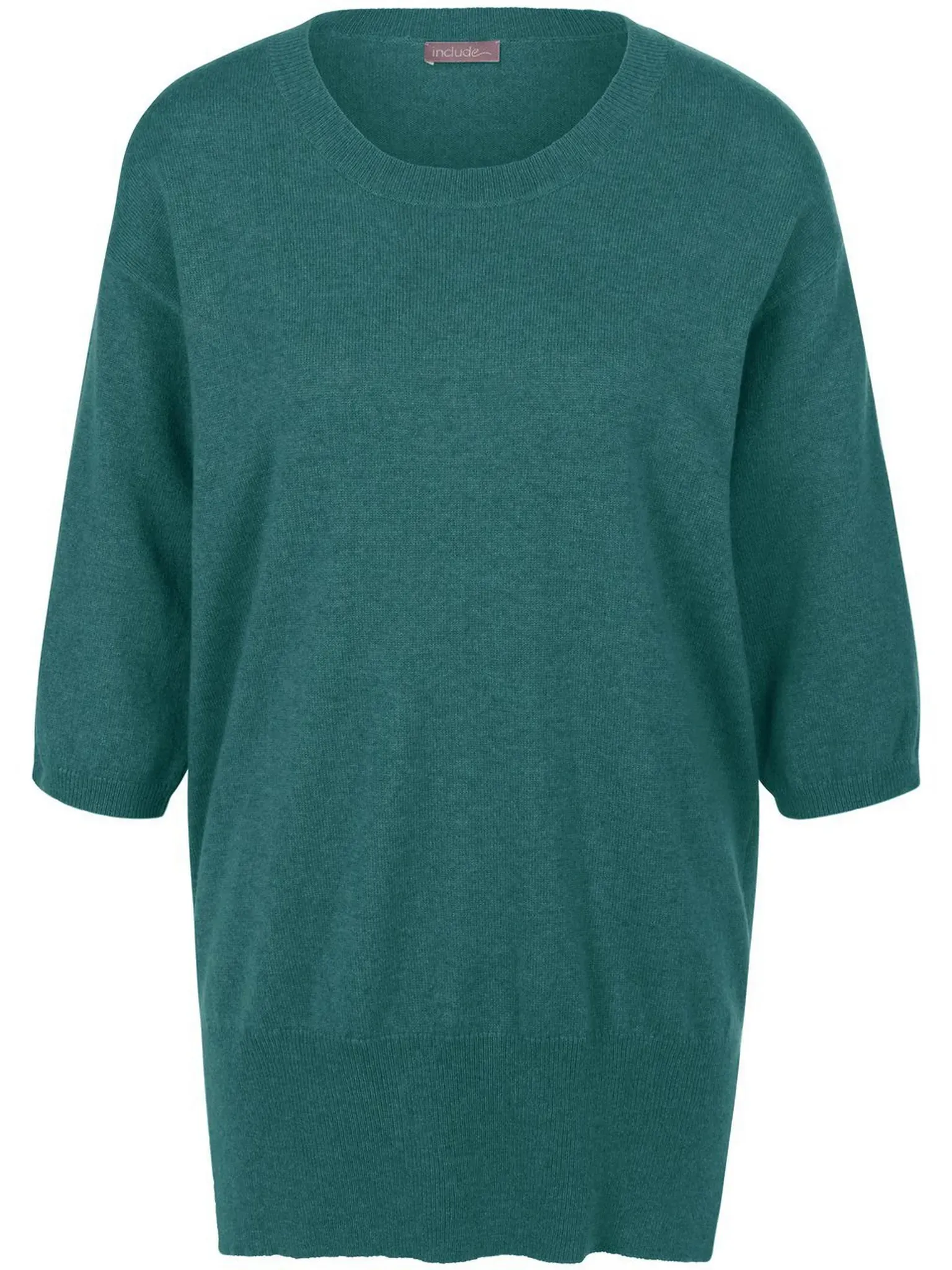 Rundhals-Pullover  include turquoise