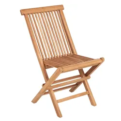 riess-ambiente Gartenstuhl EMPIRE TEAK - Teakholz Outdoor klappbar wetterfest massiv