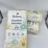 Biolane - Umweltfreundliche Windeln, Größe 4 (7-18 kg) – Packung 1 Monat – 3 Pac