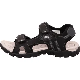 LICO Lealman V Sandalen, Schwarz/Grau, 40 EU