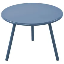 CLP Minot Couchtisch Ø 80 x 74 cm Blau