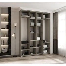 abiks möbel Drehtürenschrank COMO 180 x 245,5 x 40 cm Gold