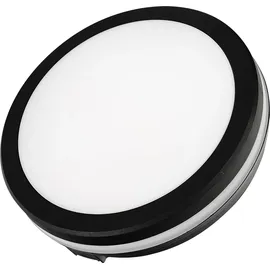LUXULA LED Deckenleuchte 1 rund schwarz/weiß