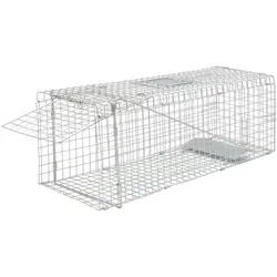 vidaXL Lebendfalle Verzinkt 80 cm