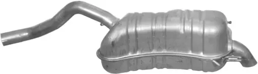 IMASAF Endschalldämpfer 350907 hinten für Opel Fiat