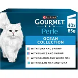 Jamal Gourmet Perle Katzenfutter Ocean Collection, 40 x 85 g
