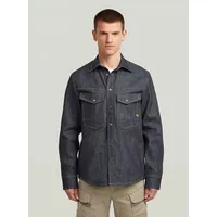 G-Star Dakota Regular Fit Langarmhemd Blau XL