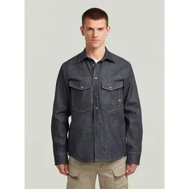 G-Star Dakota Regular Fit Langarmhemd Blau XL