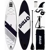Swayit SUP Board, Aufblasbares Stand-Up Paddle Board für alle Könnensstufen, ideal für Einsteiger & Familien, Mit Komplettes Zubehör (Rainbow-Black)