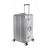 TRAVELHOUSE London 4-Rollen Cabin XL 42 cm / 108 l silber/gestreift