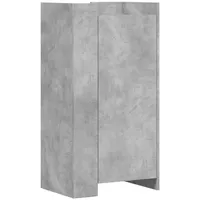 VidaXL Schuhschrank Betongrau 52x37,5x100 cm Holzwerkstoff