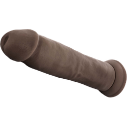 Dr. Skin - Posable Thick Dildo, 23,5 cm, natur-dunkel