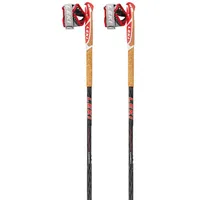 Leki Vertical K Stöcke - White / Neon Red - 110 cm