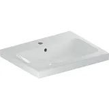 Geberit iCon Light Aufsatzwaschtisch 75cm, Hahnloch mittig, mit Überlauf, weiß/KeraTect 501848002