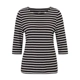 Joy Sportswear T-Shirt CARINA in white/black stripes | Gr.: 44